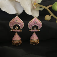 Thumbnail for Meenakari Jhumki Earrings Zayn Luxury Jewellery