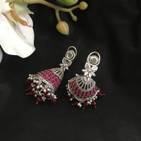 Thumbnail for Gold Ruby Dangler Earrings Zayn Luxury Jewellery