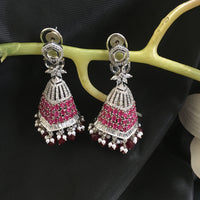 Thumbnail for Gold Ruby Dangler Earrings Zayn Luxury Jewellery