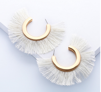 Thumbnail for Big Circuit Grace Tassel Earrings Zayn Luxury Jewellery