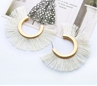 Thumbnail for Big Circuit Grace Tassel Earrings Zayn Luxury Jewellery