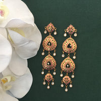 Thumbnail for Jadau Kundan Dangler Earrings Zayn Luxury Jewellery