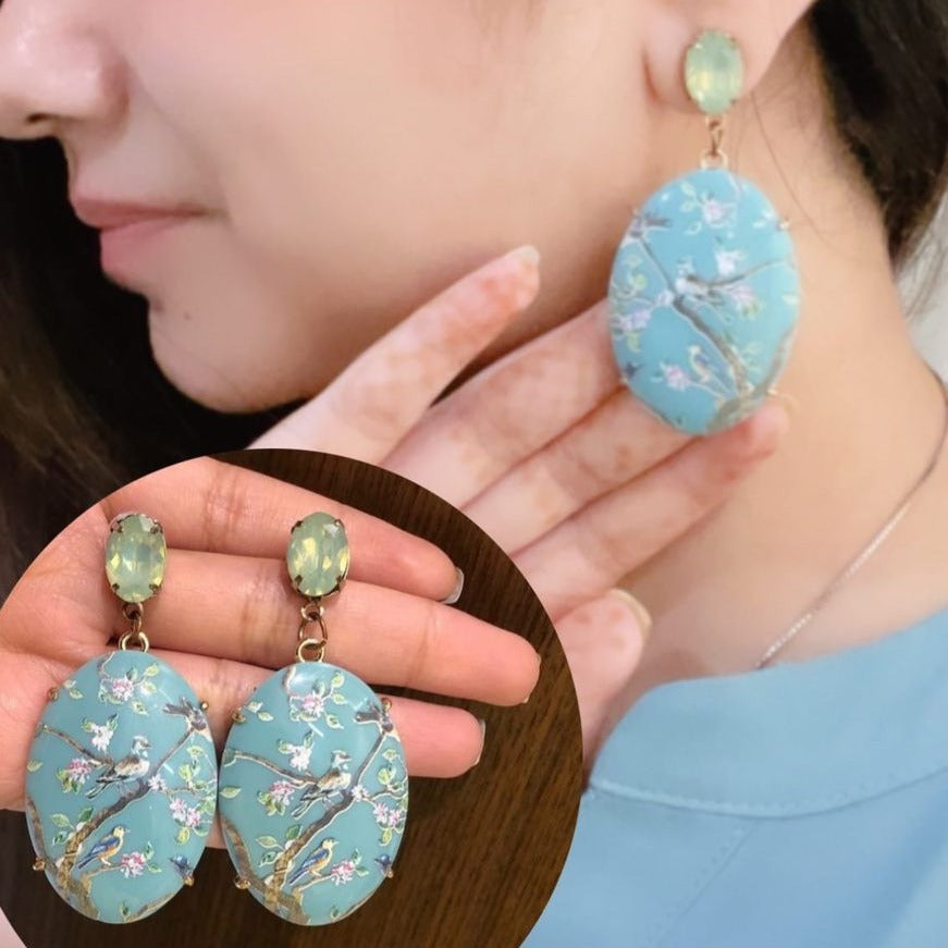Bird Dangler Earrings Zayn Luxury Jewellery