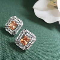 Thumbnail for Bronze Princess Stud Earrings Zayn Luxury Jewellery