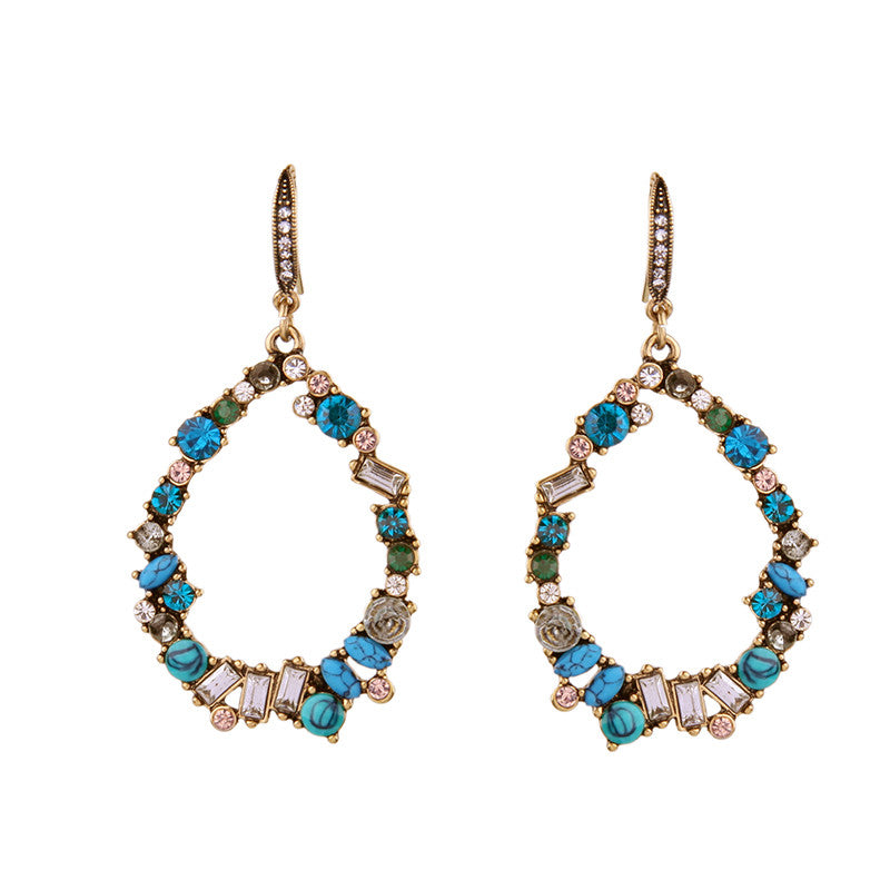 Turquoise Earrings Zayn Luxury Jewellery