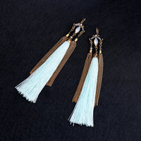 Thumbnail for Tassel Dangler Earrings Zayn Luxury Jewellery