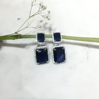 Thumbnail for Blue Sapphire Doublet Earrings Zayn Luxury Jewellery