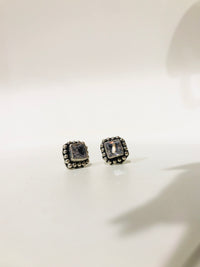 Thumbnail for 925 Oxidie Square Stud Earrings