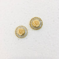 Thumbnail for Resin Flower Stud Earrings Zayn Luxury Jewellery