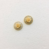 Thumbnail for Resin Flower Stud Earrings Zayn Luxury Jewellery