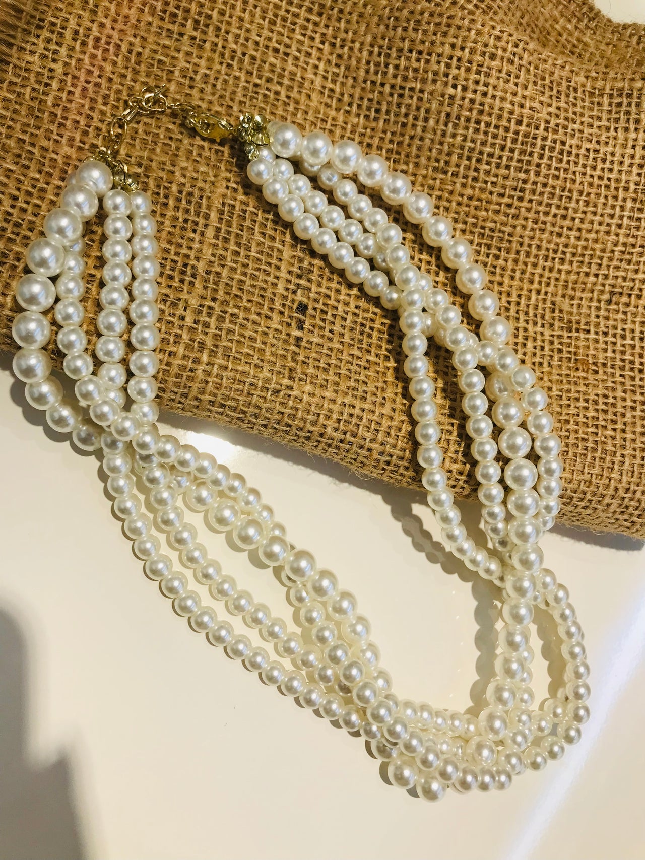 Four Pearl Layer Chain