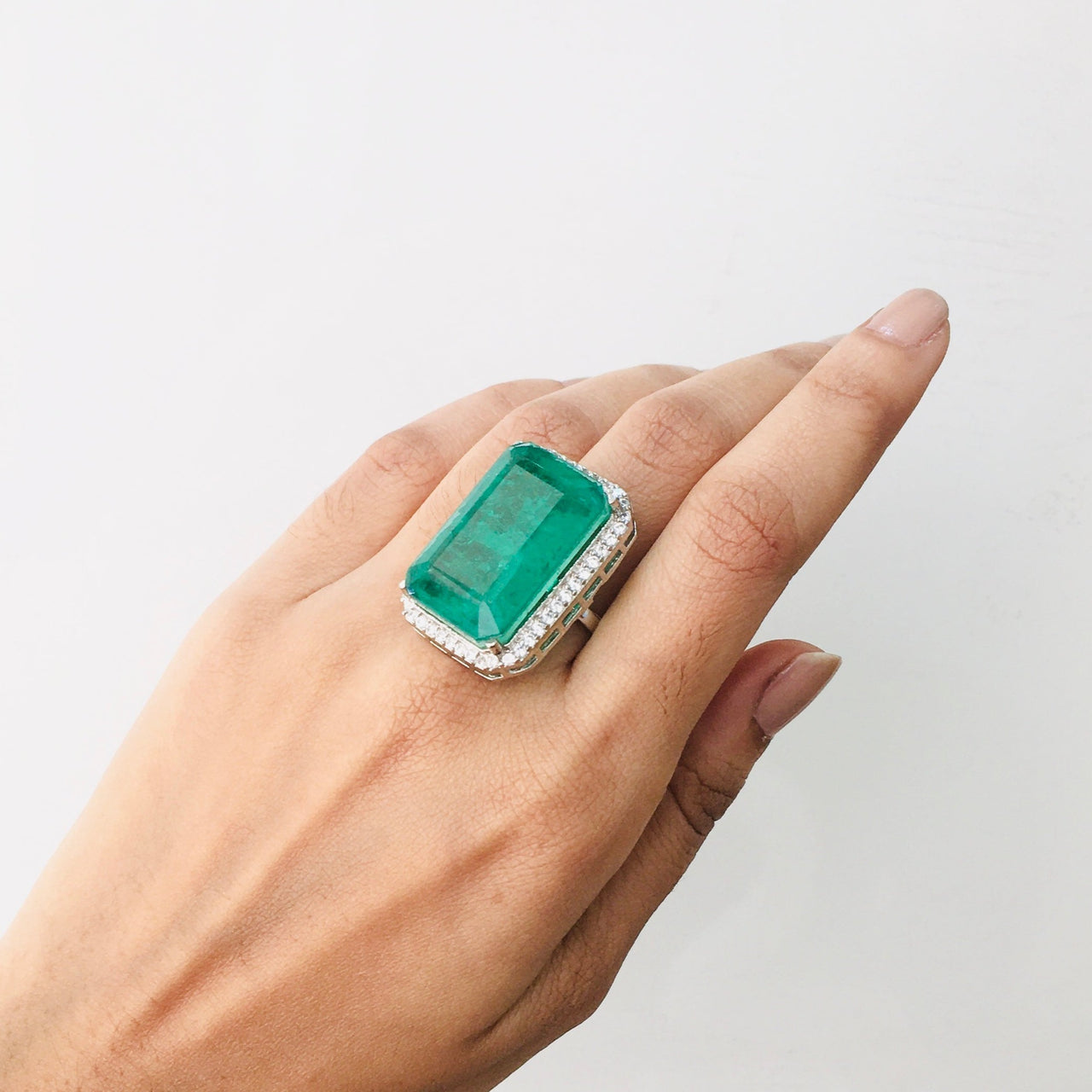 Emerald Cocktail Ring – Joseph Saidian & Sons