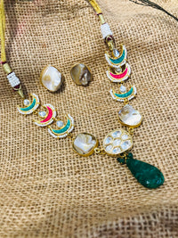 Thumbnail for Mother Pearl Necklace Set