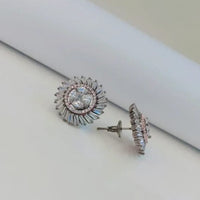 Thumbnail for Chakra Diamond Stud Earrings Zayn Luxury Jewellery