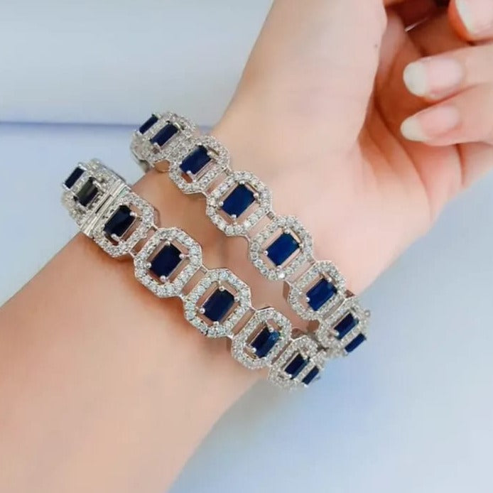 Blue Sapphire Bangles Zayn Luxury Jewellery