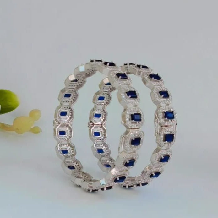 Blue Sapphire Bangles Zayn Luxury Jewellery