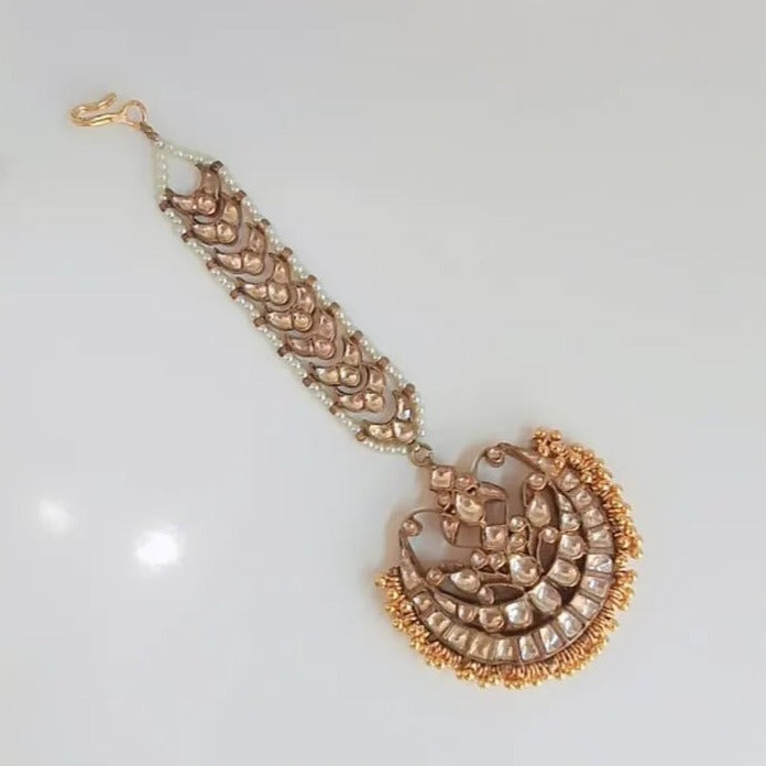 Kundan Maang Tika Zayn Luxury Jewellery