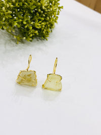 Thumbnail for Yellow Stone Huck Earrings