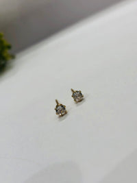 Thumbnail for Small Gold Plated Round Stud