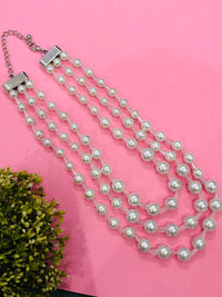 Thumbnail for Triple Pearl Necklace Set