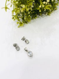 Thumbnail for 925 Silver Delicate Pendant Set