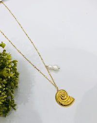 Thumbnail for Shell Pearl Pendant Chain