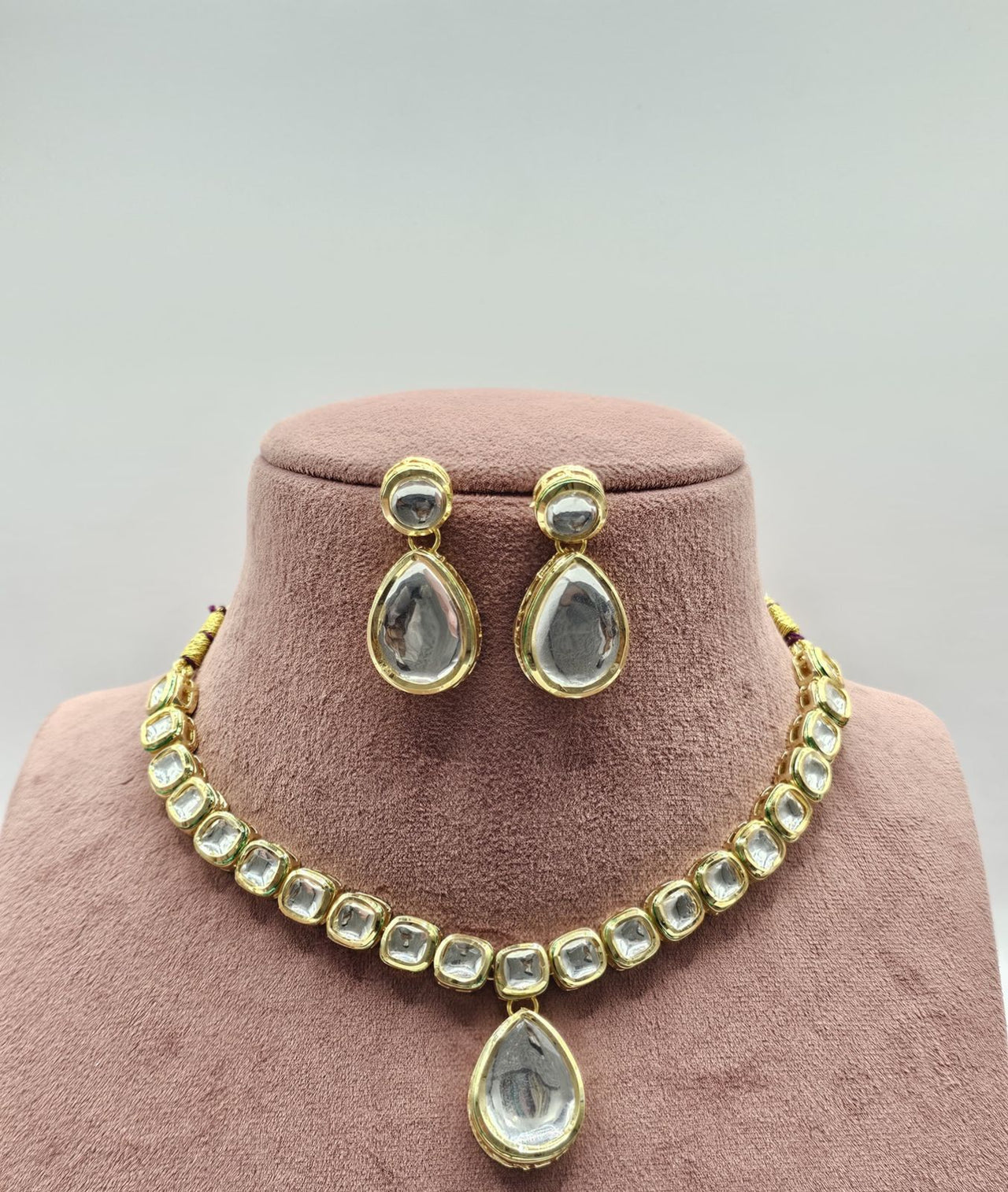 Classic Polki Necklace Set