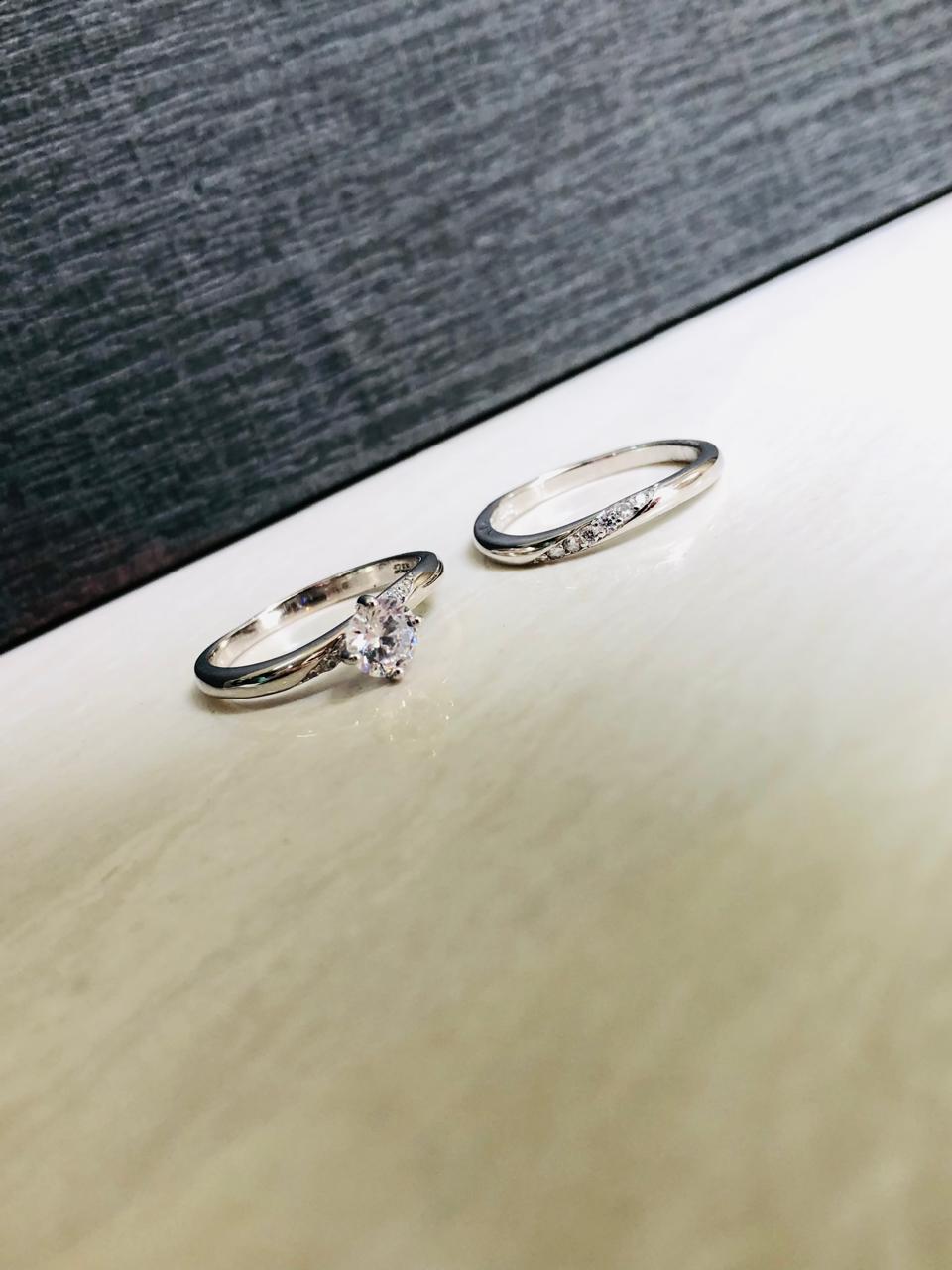 925 Silver Gleaming Stack Ring
