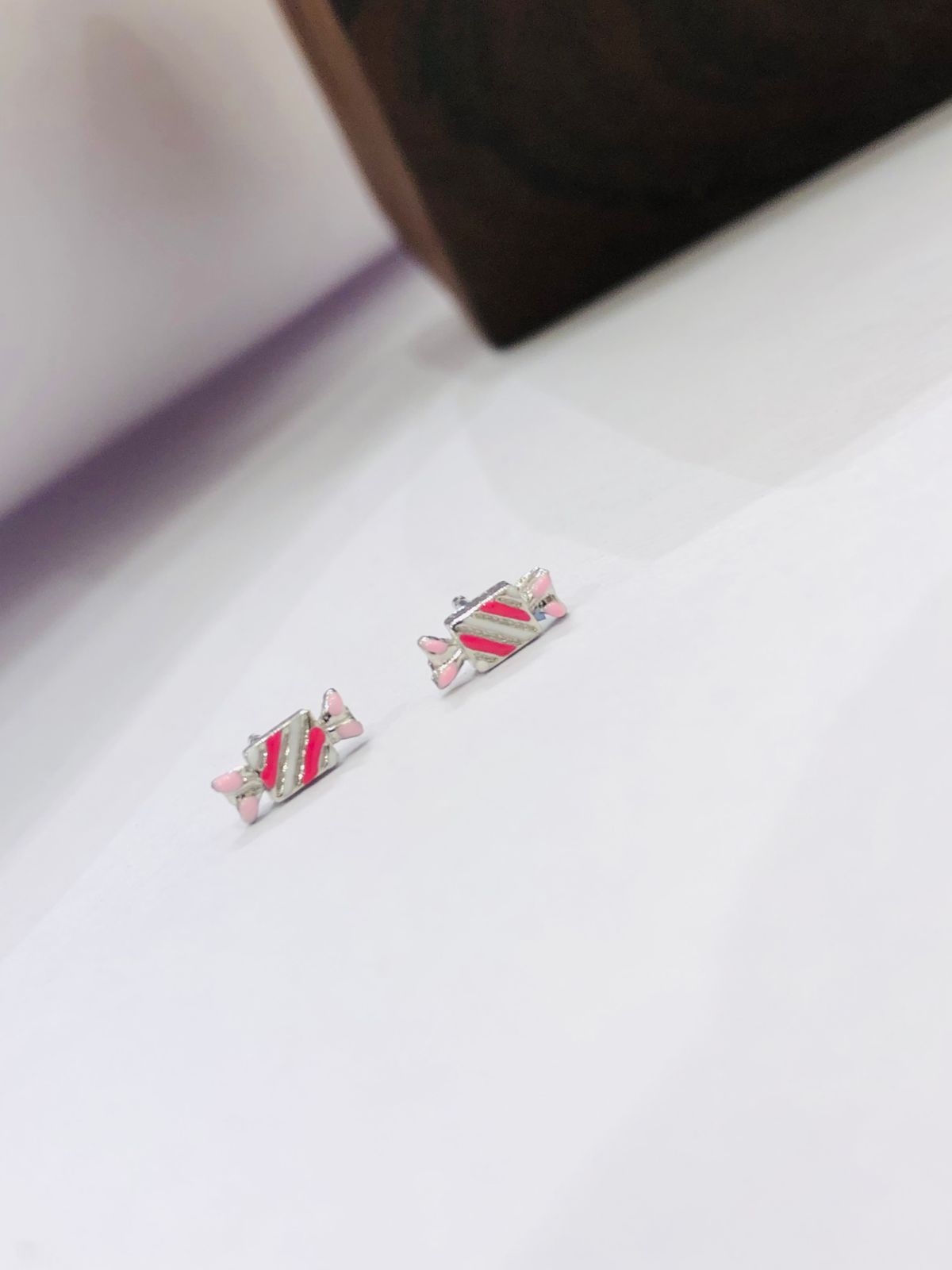 925 Silver Small Toffee Earrings