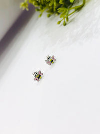 Thumbnail for 925 Silver Bee Earrings