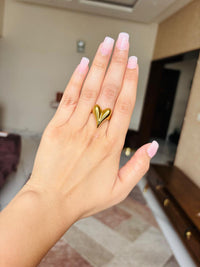 Thumbnail for Bold Heart Ring