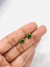 Thumbnail for Lime Gem Stone Earrings