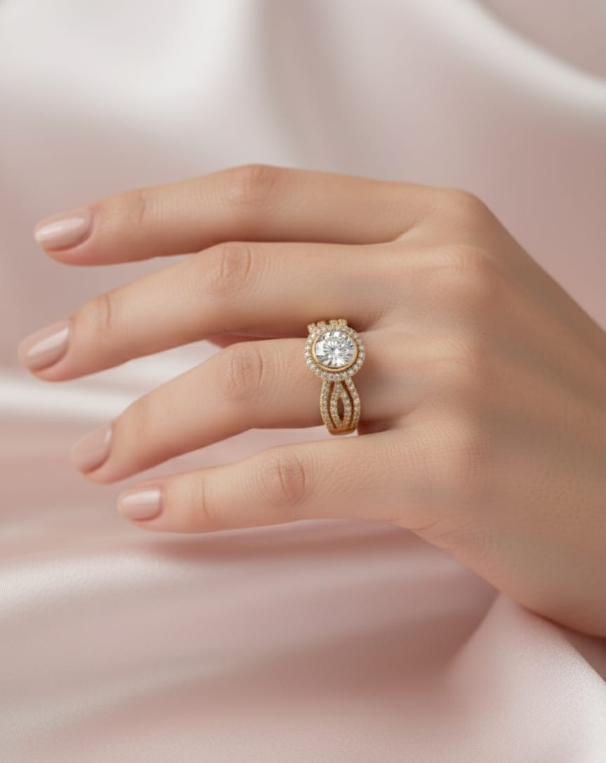 925 Silver Sunlit Spark Ring