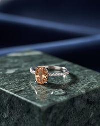 Thumbnail for 925 Silver Champagne Ring