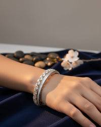 Thumbnail for 925 Silver Drop Baguette Bracelet