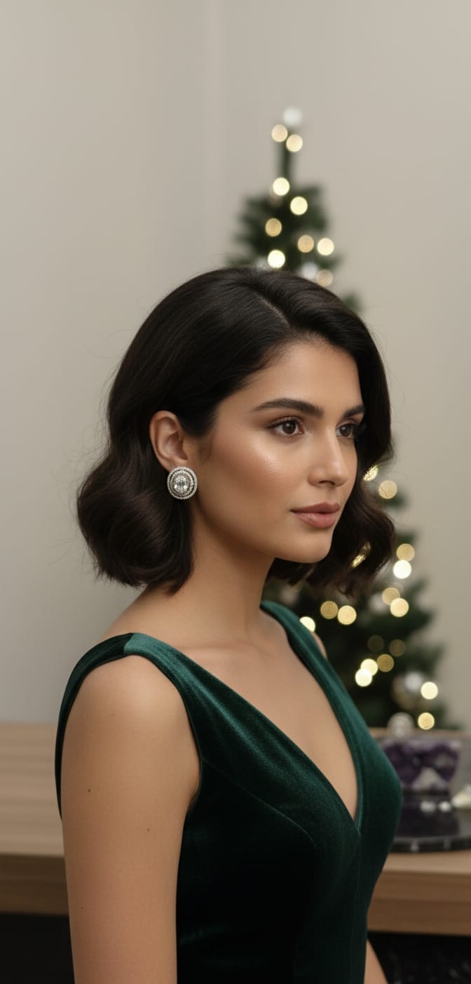 Dusky Polki Stud Earrings