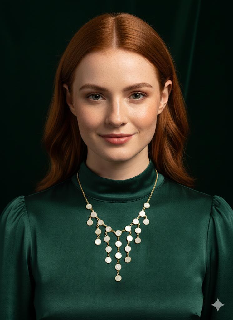 Multi Mother Pearl Chain