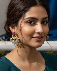 Thumbnail for Anaya Ruby Mint Earrings