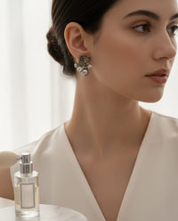 Thumbnail for Midnight Pearl Bloom Earrings