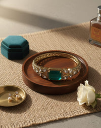 Thumbnail for Emerald Polki Bracelet