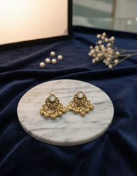 Thumbnail for Pearl Antique Drops Earrings