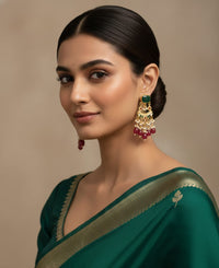 Thumbnail for Rani Emerald Pearl Earrings