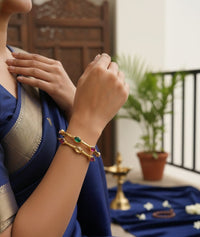 Thumbnail for Navratna Oval Bangle