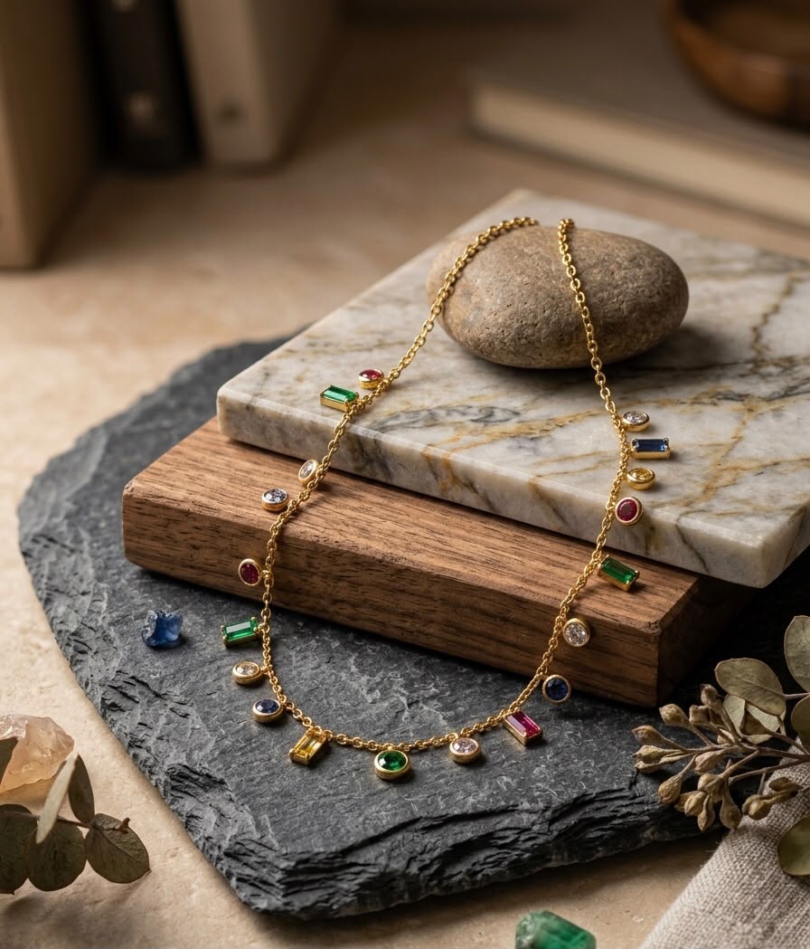 Multi Color Golden Chain