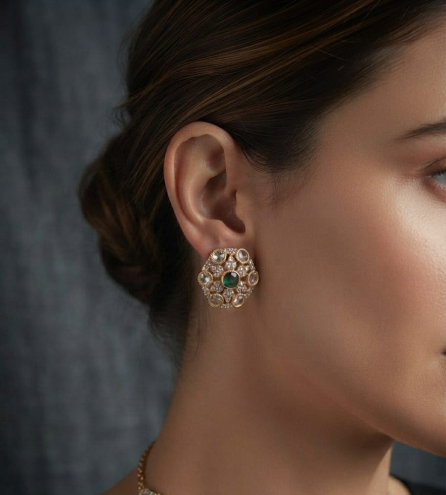 Emerald Zeenat Earrings