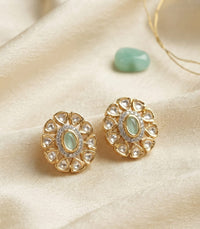 Thumbnail for Mint Polki Earrings