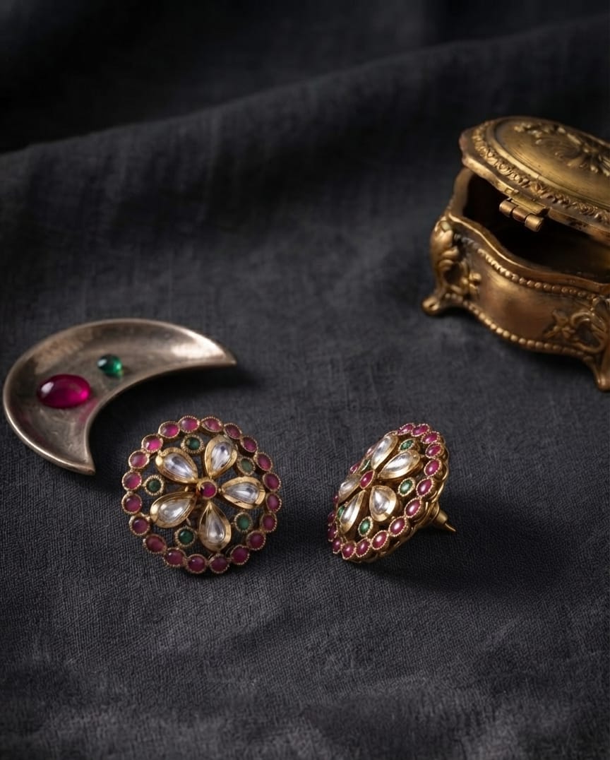 Maharani Flower Earrings