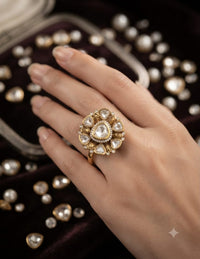Thumbnail for Sunehri Noor Ring