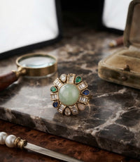 Thumbnail for Mint Stone Baguette Ring
