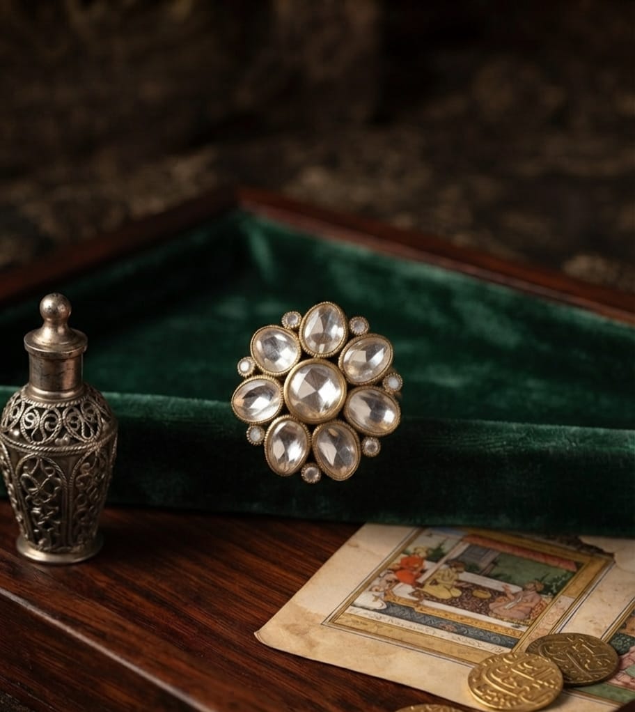 Aaina Polki Ring